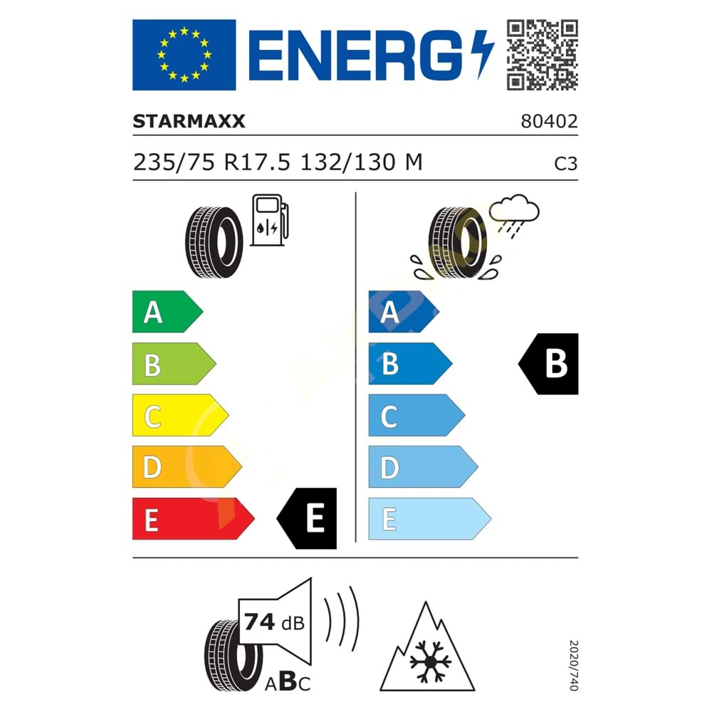 235/75/17,5 132/130M DZ300 (ÇEKER) KIŞ STARMAXX