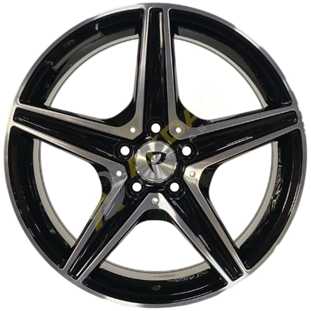 18X8,0 JANT BK 5052 5X112 ET45 66,56 BLACK DİAMOND