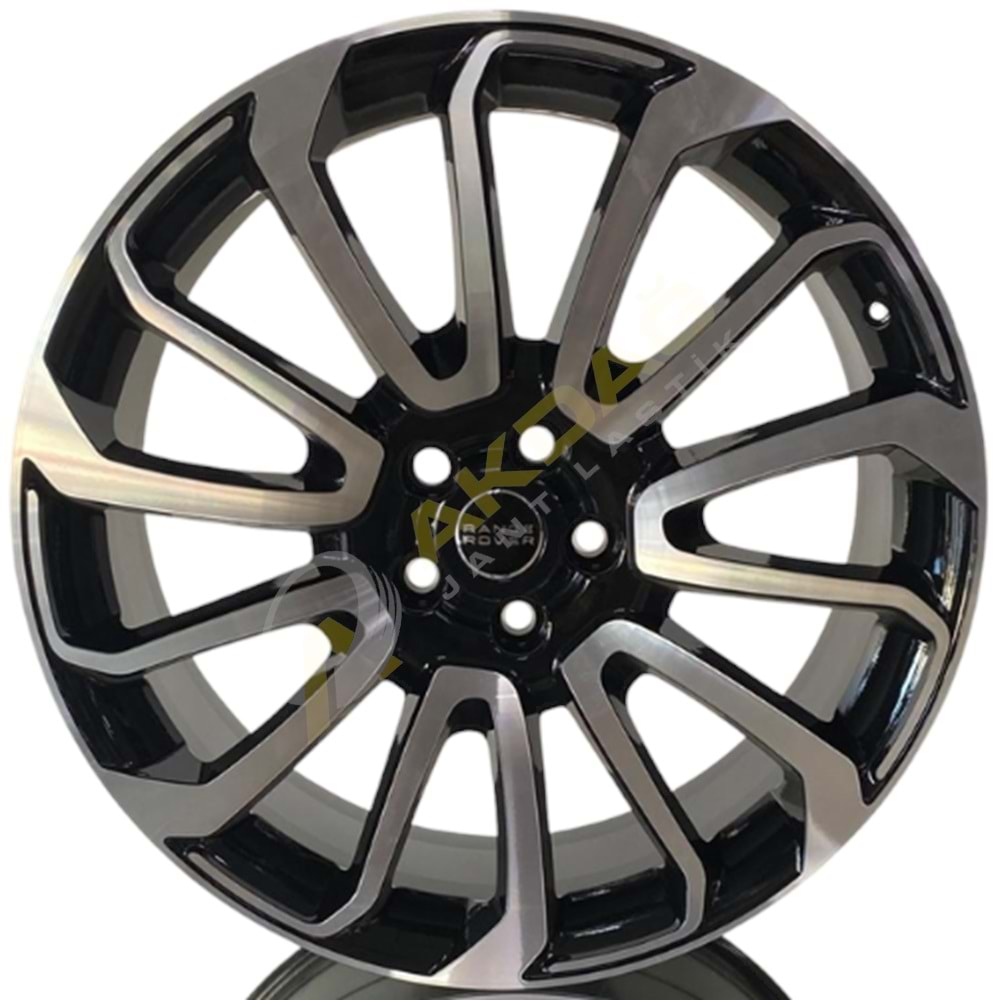 22X9.5 JANT TRUVA 959 5X120 ET45 BLACK POLİSH