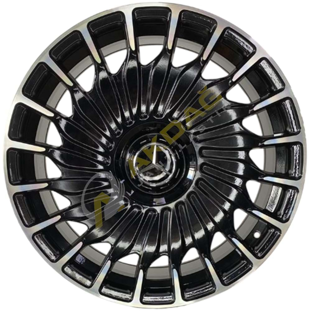 19X8,5 JANT SRW 0042 5X112 ET35 66,6 BLACK MERCEDES