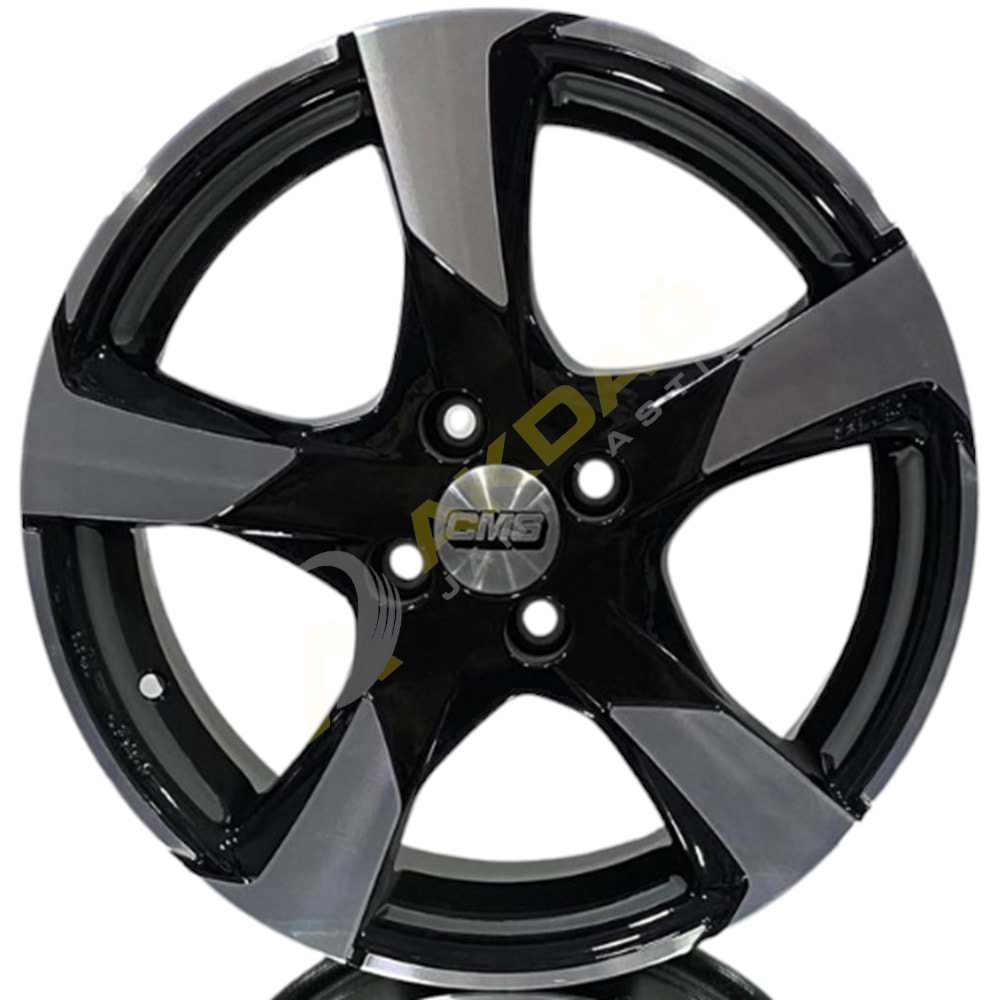 16X7,0 JANT CMS 607 4X100 ET35 BLACK MACHİNED