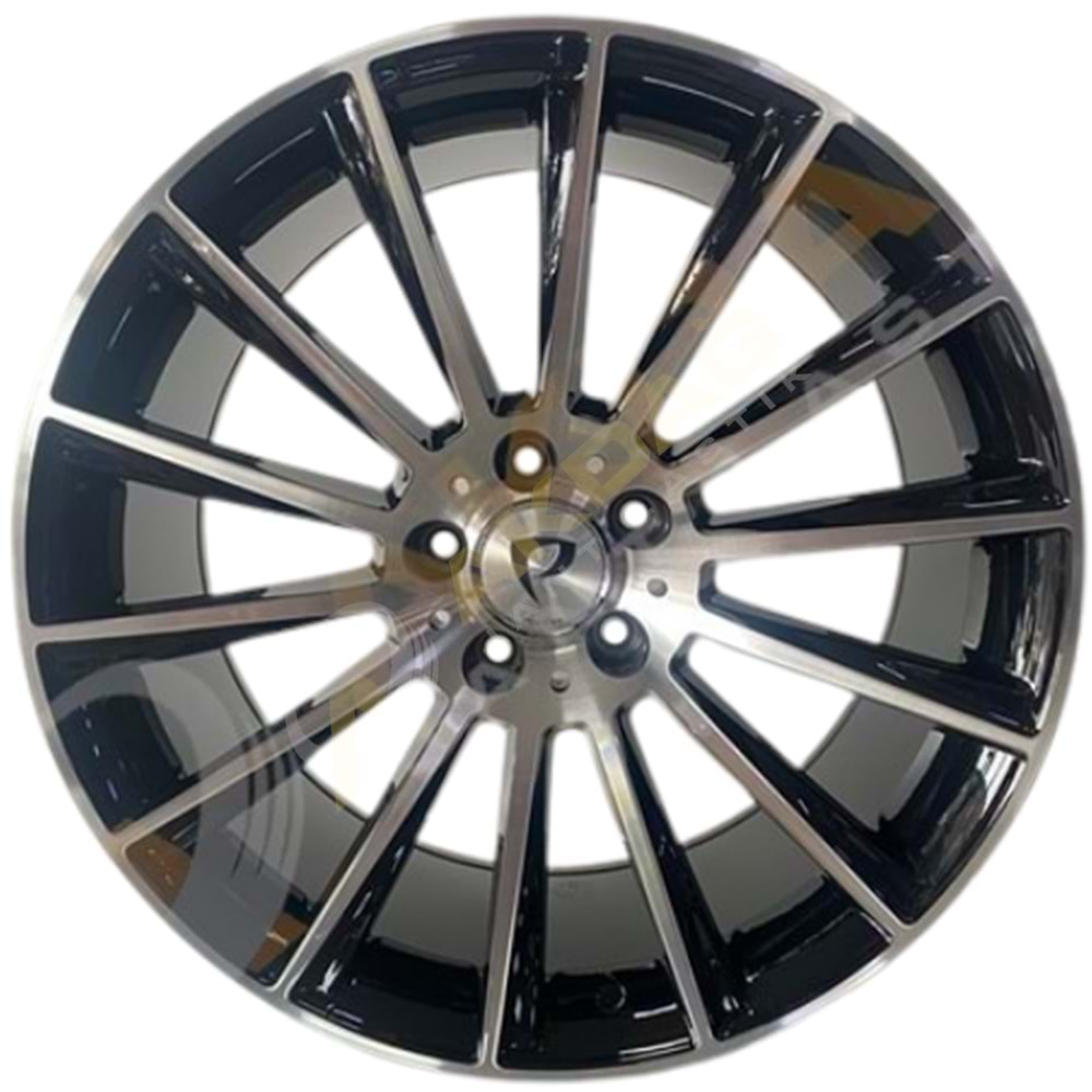 17x7.5 JANT RC 1017 5X112 ET35 66.6 BLACK DIAMOND