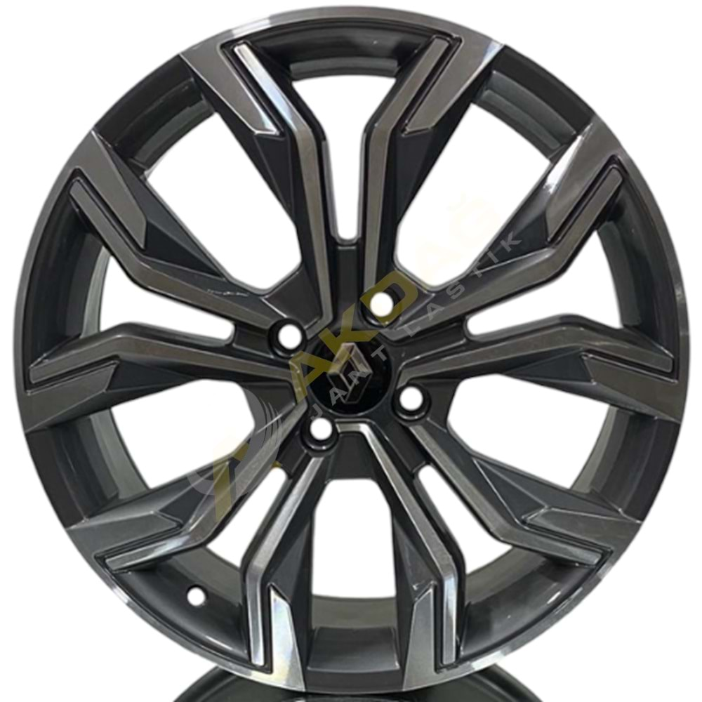 17X7.5 JANT DY 667 4X100 ET40 60.1 GUN METAL