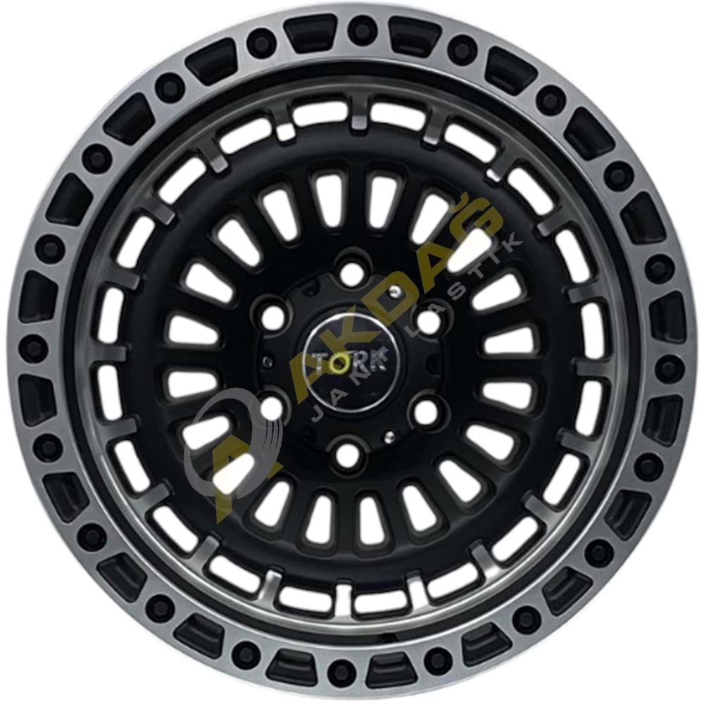 17X9.0 JANT TORK 3369 6X139.7 ET40 110 MATT BLACK GLOSS MACHİNED