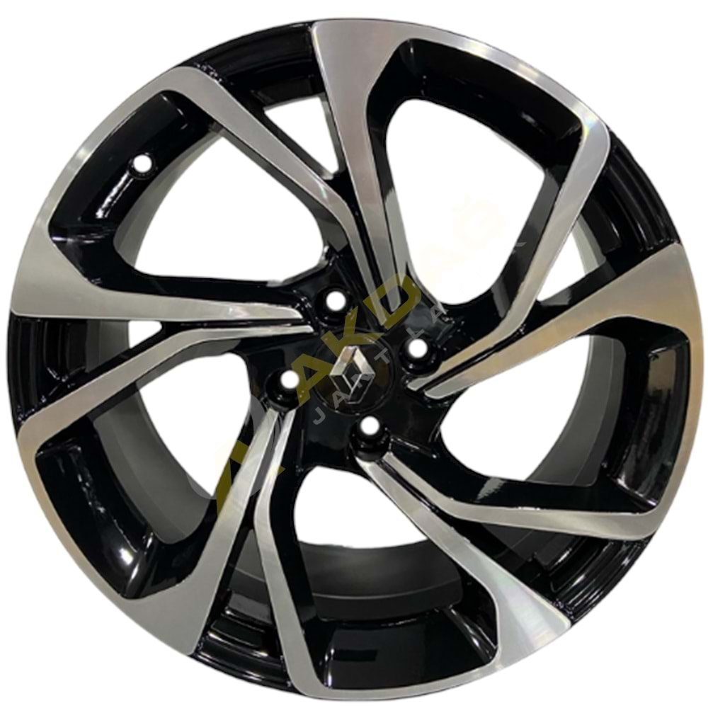 17X7,5 JANT DY 907 4X100 ET40 60,1 BLACK DİAMOND