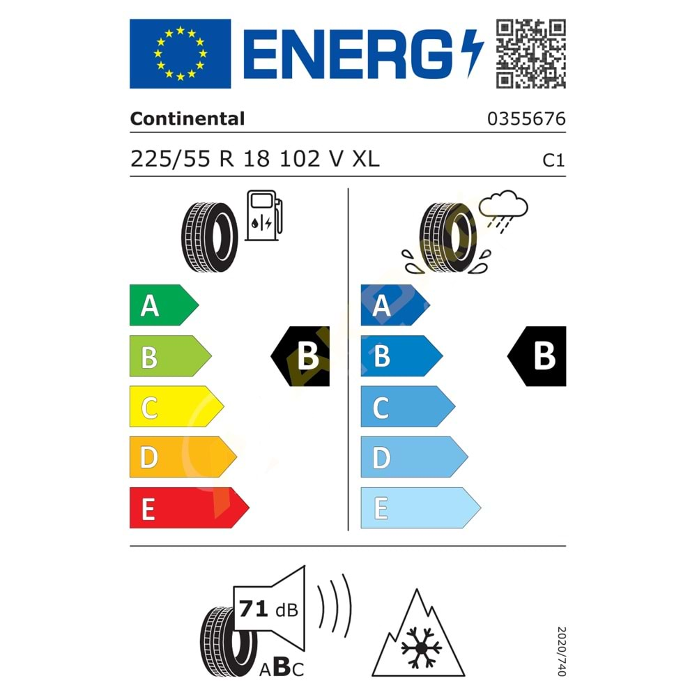 225/55/18 102V XL FR TS870 KIŞ CONTİNENTAL