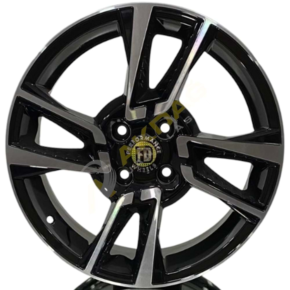 16X7,0 JANT FD 16077 4X100 ET35 67,1 BLACK DİAMOND