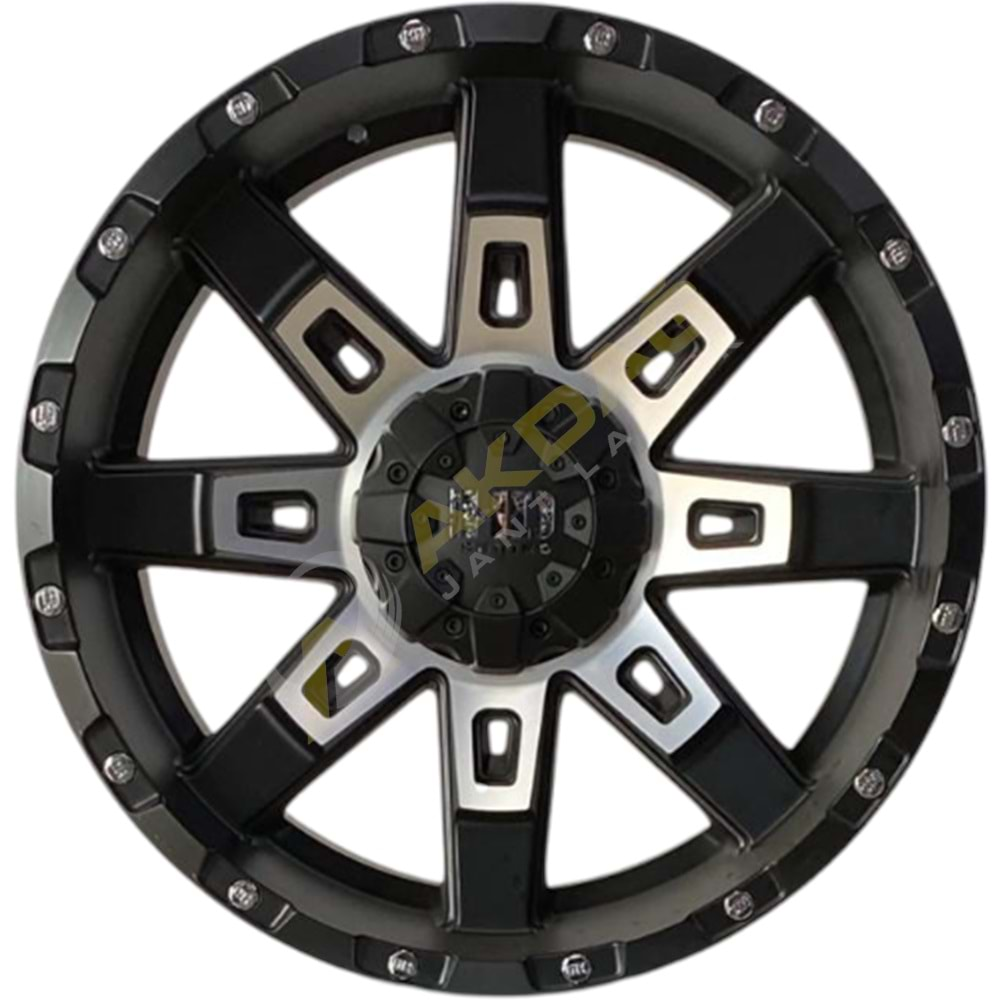 20X9,0 JANT BK 5261 6X139,7 ET0 110 MATT BLACK DİAMOND