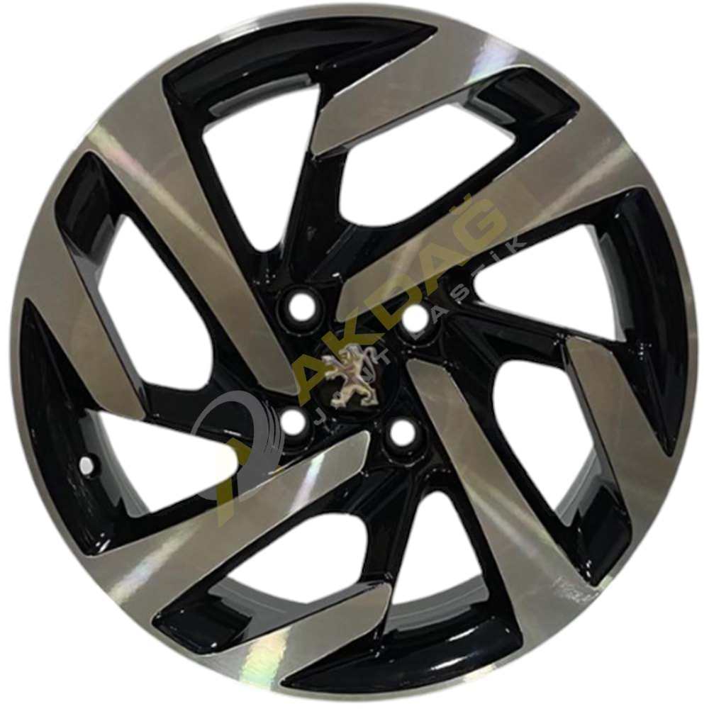 16X6,5 JANT STW 619 4X100 ET35 67,1 BLACK DİAMOND