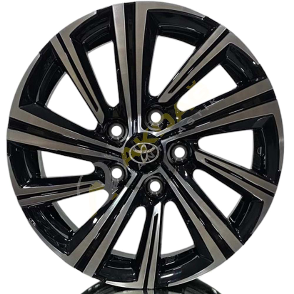 16X6,5 JANT TRUVA RC 337 5X114,3 ET40 60,1 BLACK DİAMOND