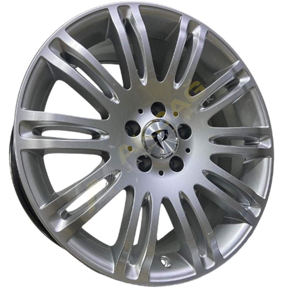 18X8.5 JANT BK 590 5X112 ET38-66.56 SILVER MERCEDES