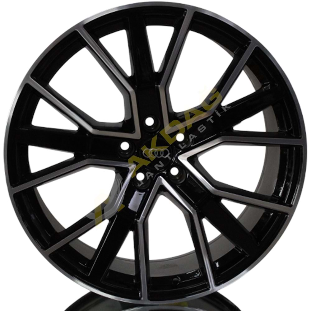 18X8,0 JANT BK 5131 5X112 ET45 66,45 BLACK MACHİNED