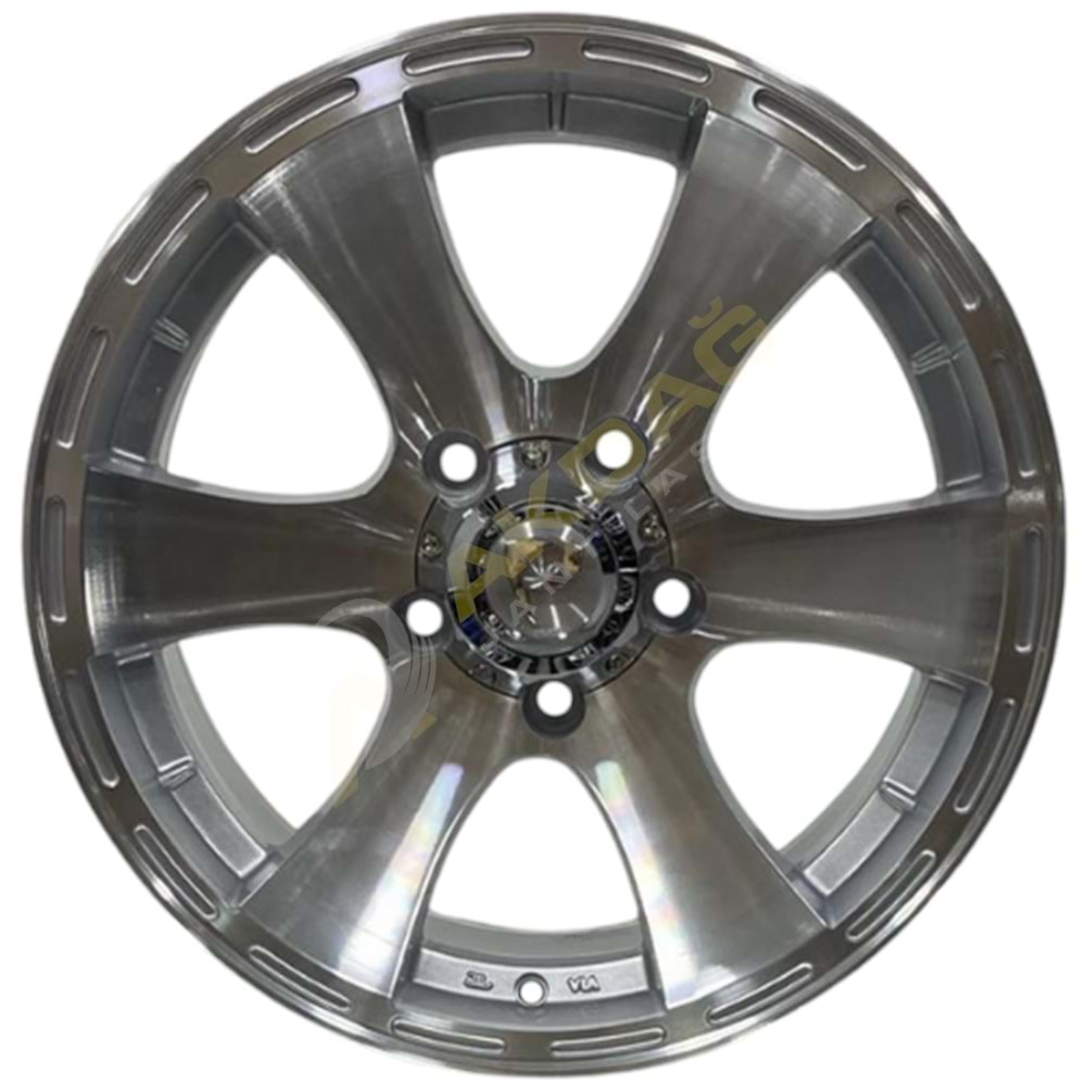 16X8,0 JANT BK 5537 5X120 ET25 65,1 SİLVER VW CRAFTER