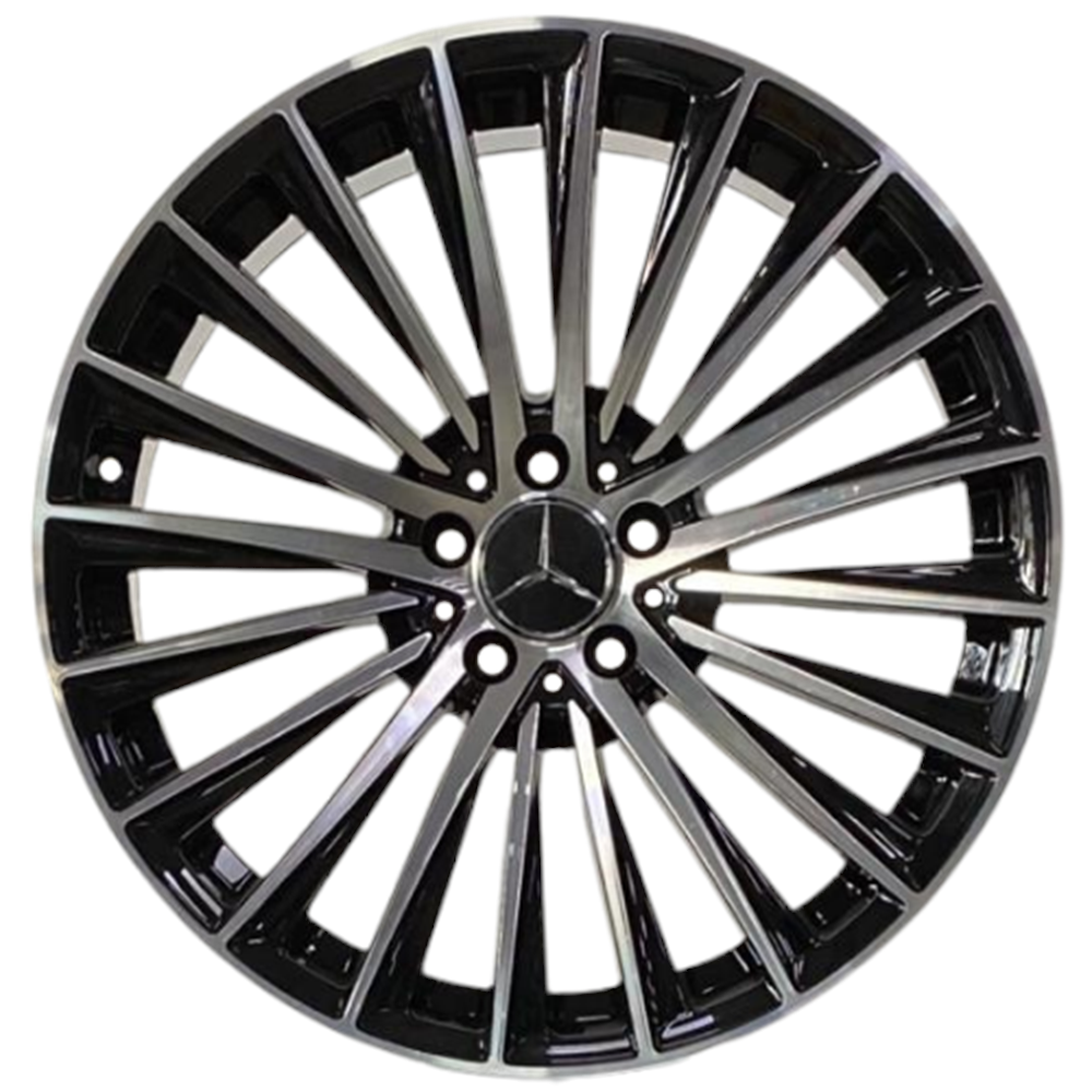 17X7,5 JANT BK 5909 5X112 ET45 66,6 BLACK MACHINED