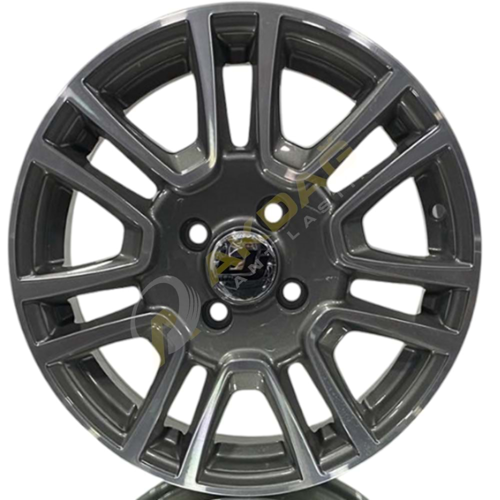 15X6,5 JANT DJ 562 5X108 ET38 67,1 SİLVER DİAMOND