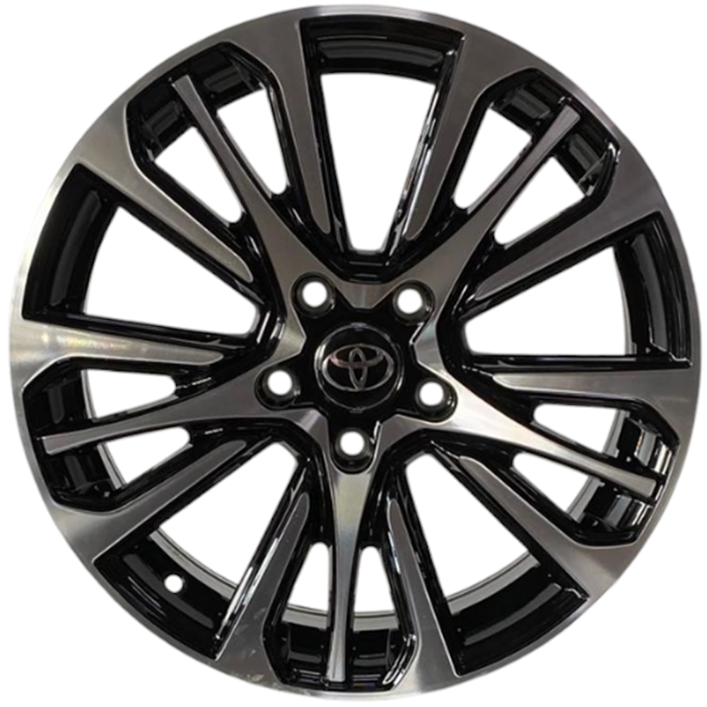 17X7 BKY 0057 5X114,3 ET45-66,1 BLACK MACHINED