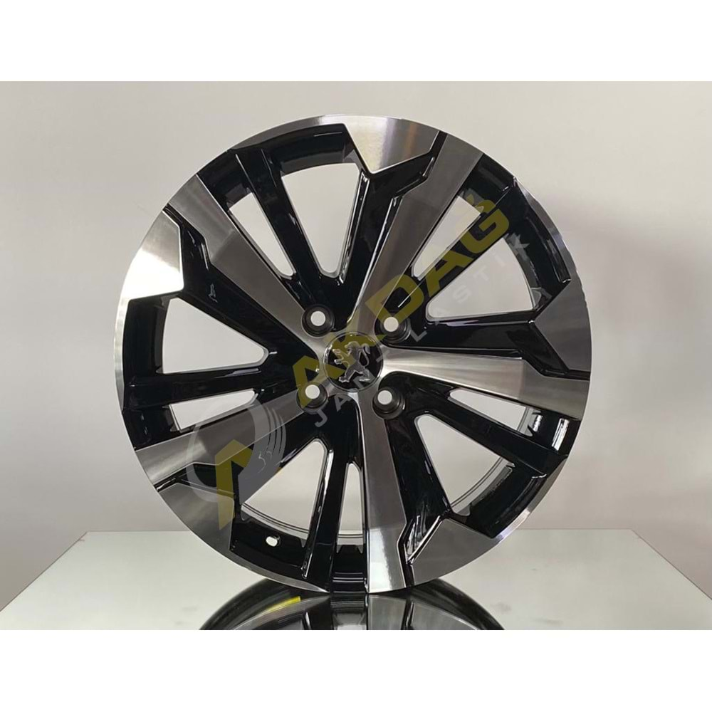 17X7,0 JANT BK 5837 4X108 ET25 65,1 BLACK MACHİNED