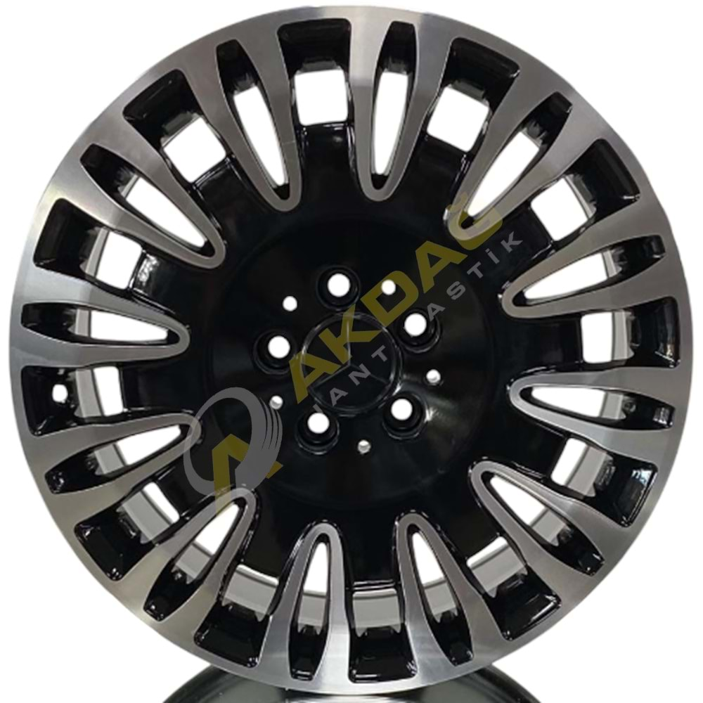 18X9,0 JANT F 7727 5X112 ET45 66,6 BLACK DİAMOND