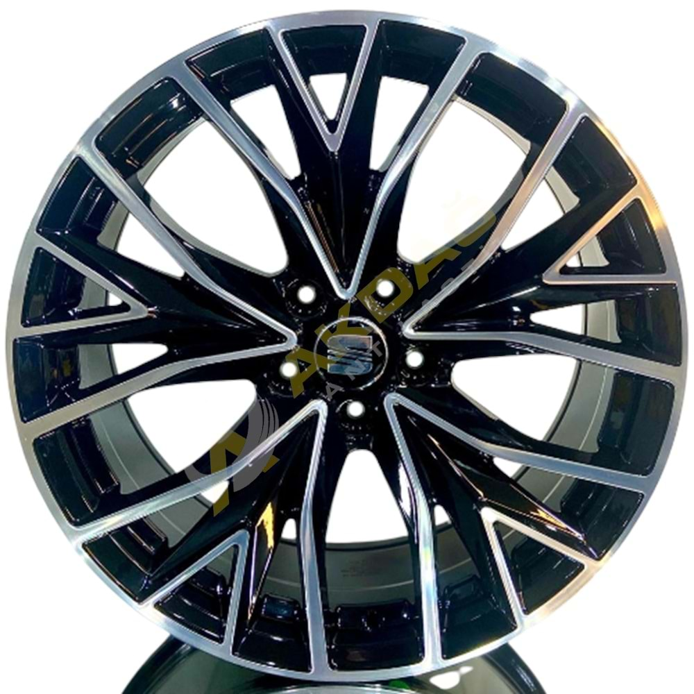 19X8,0 JANT BK 5922 5X112 ET48 57,1 BLACK DİAMOND