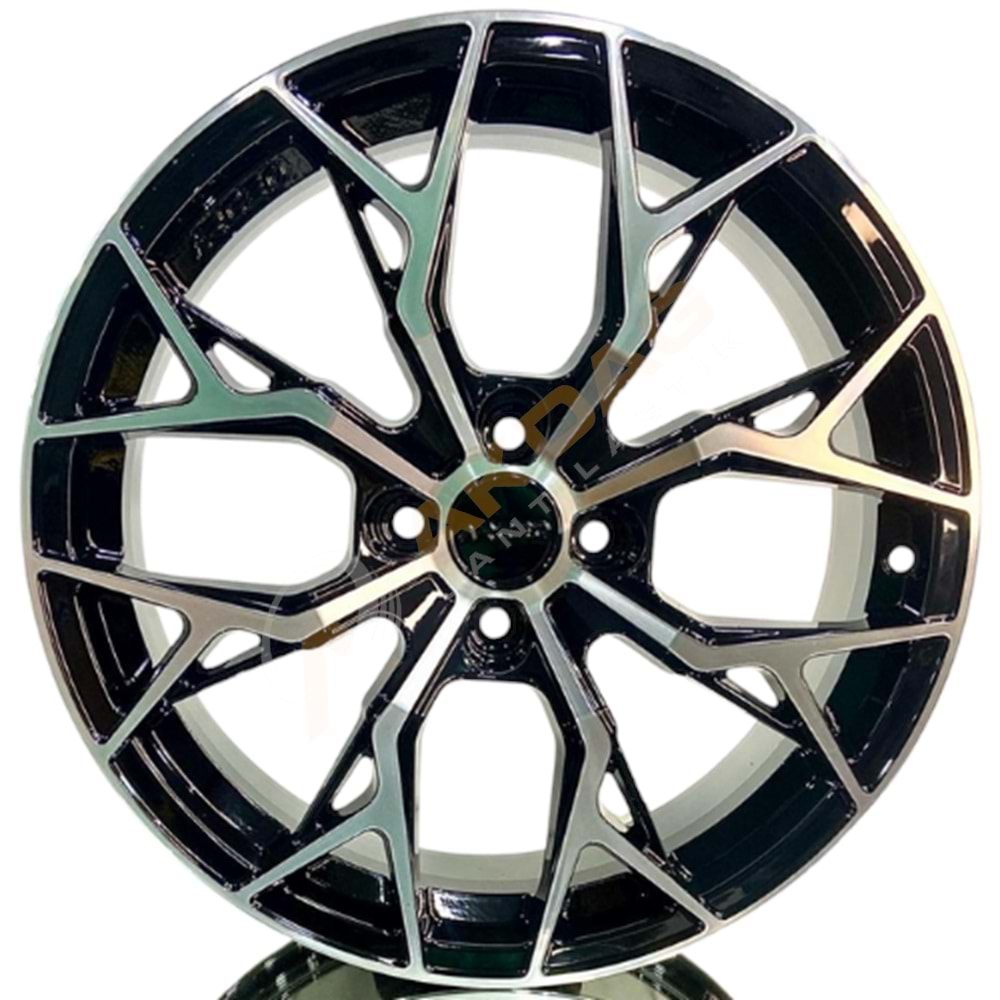 17X7,5 JANT ARC M01 4X100 ET35 73,1 BLACK DİAMOND