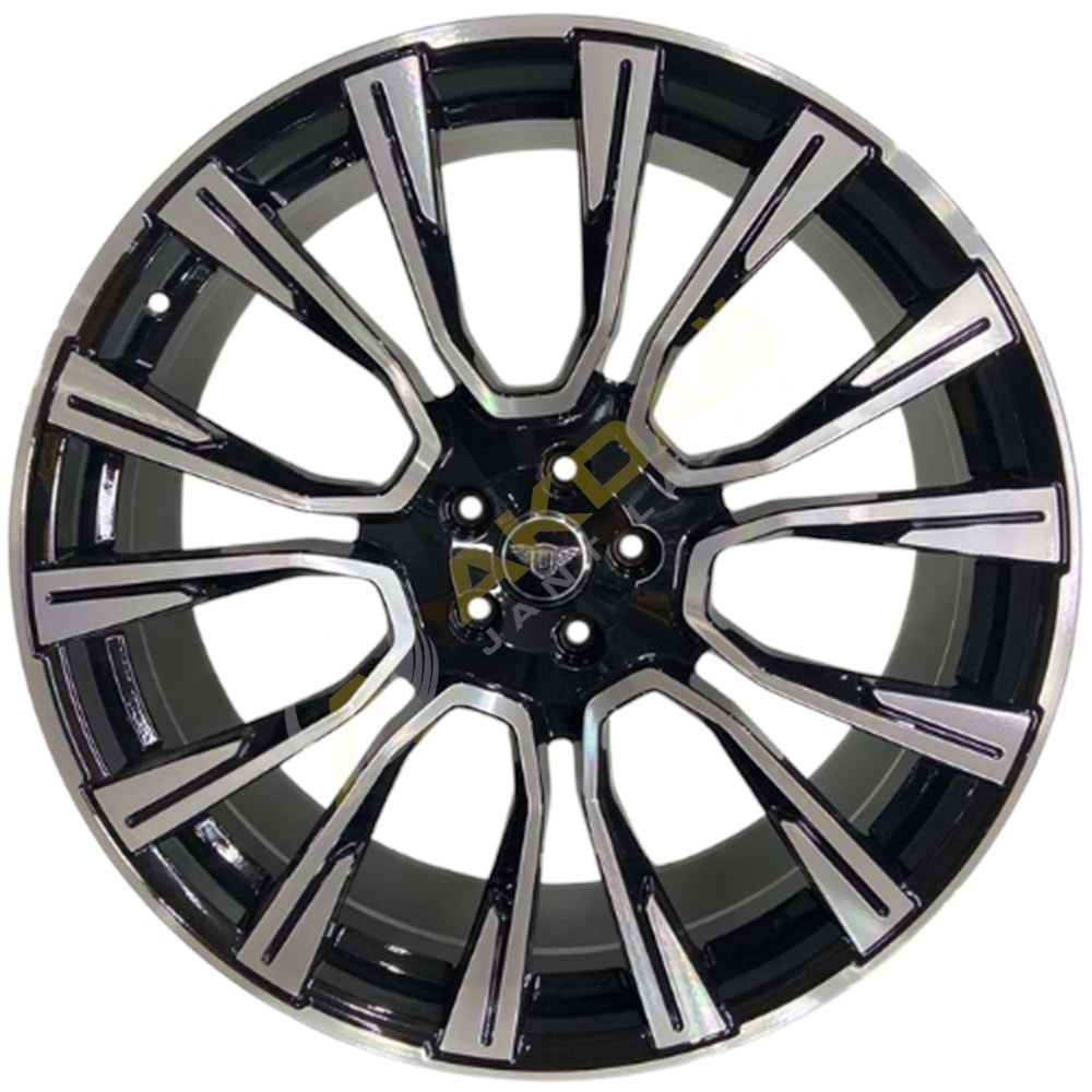 22X9,5 JANT FD 2267 5X108 ET45 63,4 BLACK DİAMOND SANTORİNİ