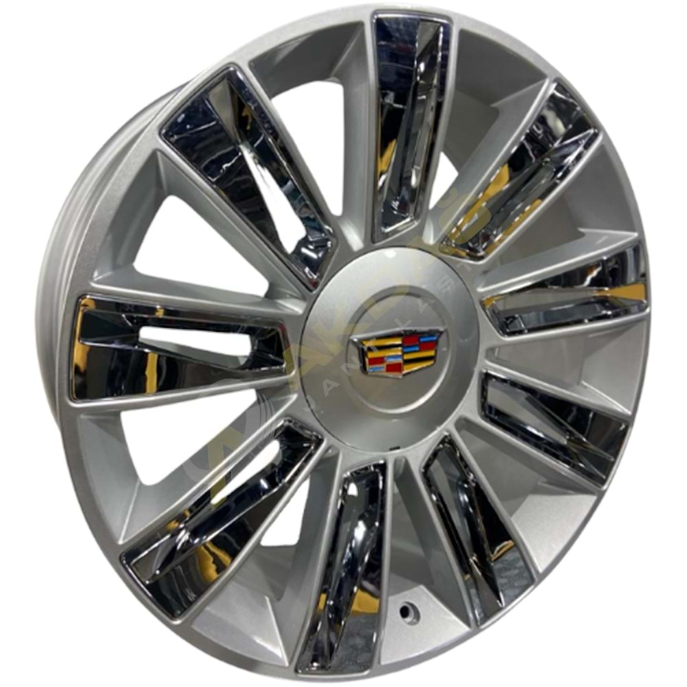 22X9,0 JANT R1W L1337 6X139,7 ET25 78,1 SİLVER CHROME CADİLLAC ESCALADE