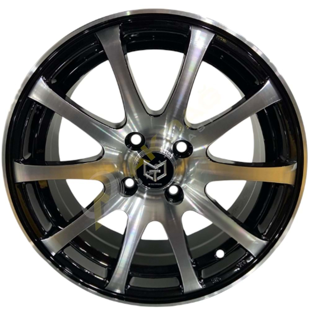 15X6,5 JANT TORK 3176 4X100 ET35 73,1 BLACK MACHİNED