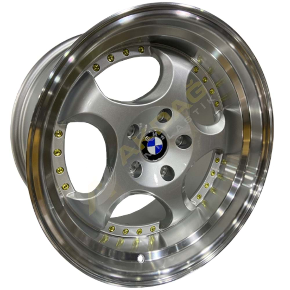 17X9,5 JANT EMR L2384 5X120 ET22 72,6 SİLVER LİP POLİSH BAŞKENT