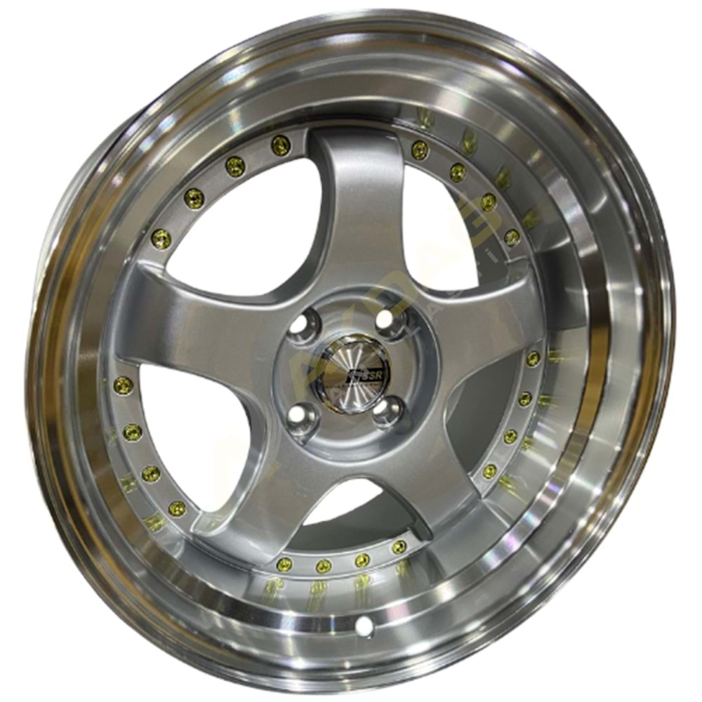 16X10 JANT EMR L002 4X100 ET12 67,1 SİLVER SSR SARI BONCUK