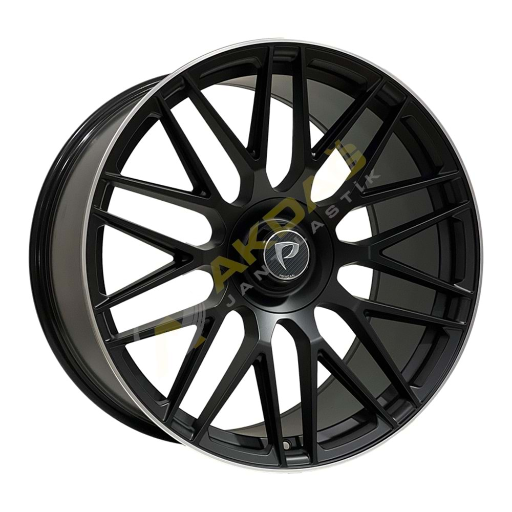 21X10 JANT BKY 0207 5X112 ET35-66,56 BLACK MACHINED