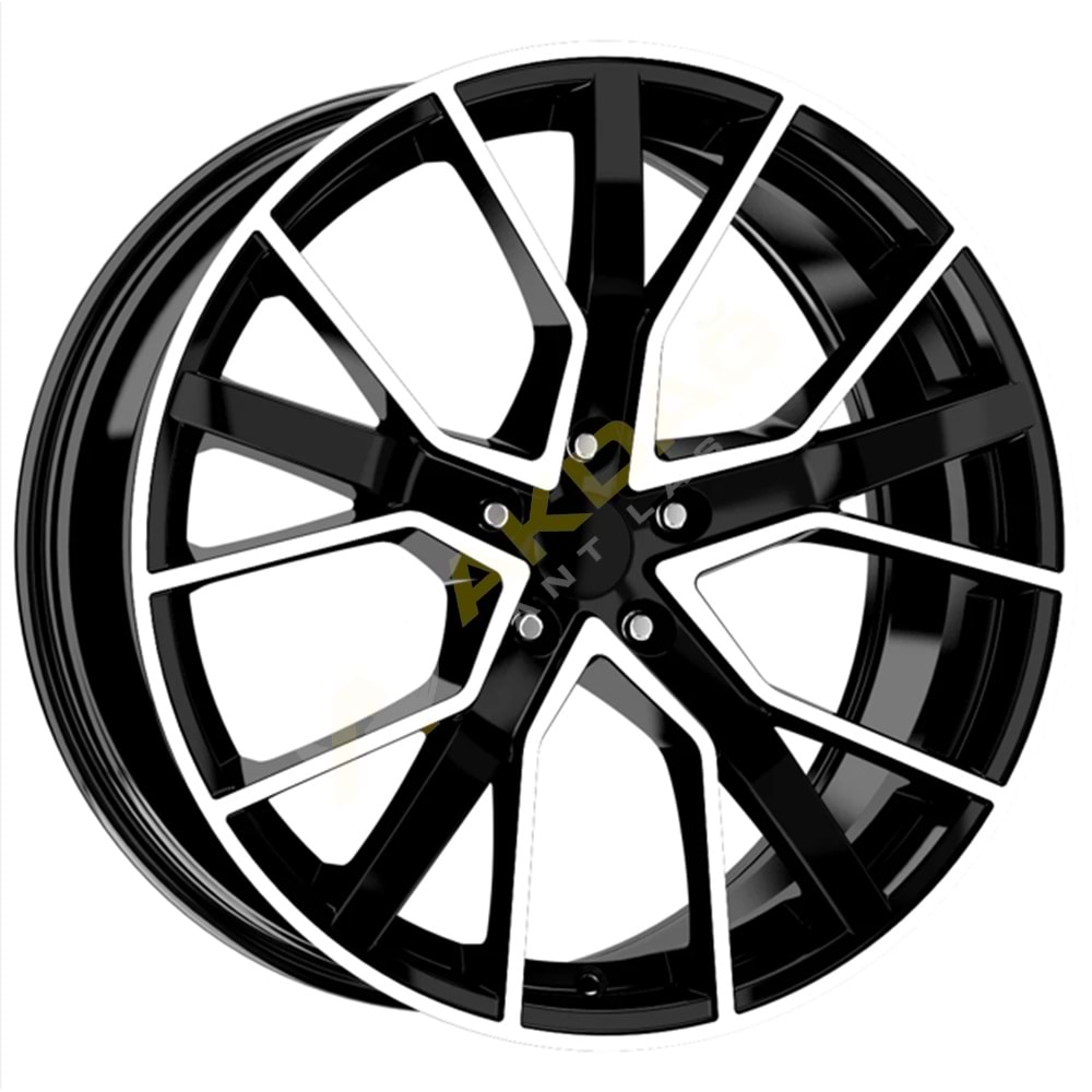 19X8.5 JANT KM D839 5X112 ET40 66.5 BLACK DİAMOND