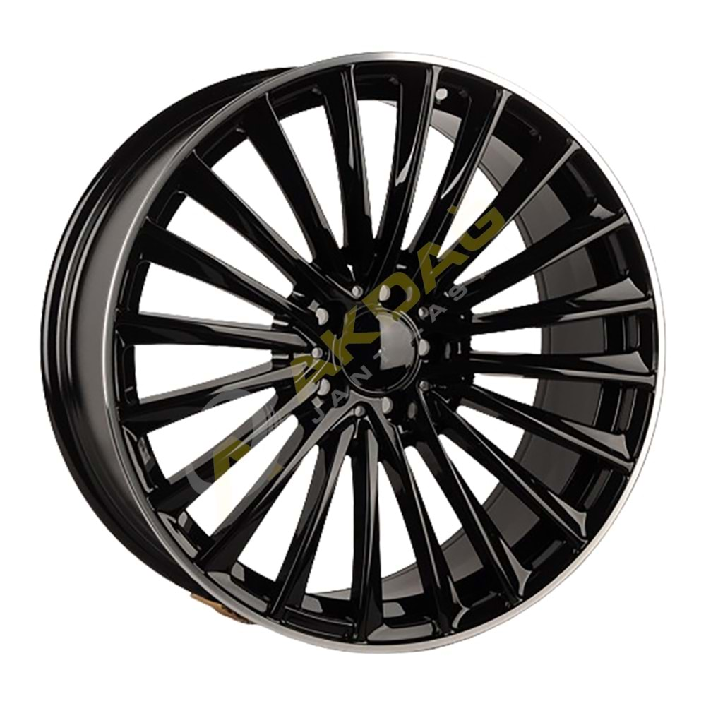 20X8,5 JANT BKY 5909B 5X112 ET40-66,56 BLACK LİP