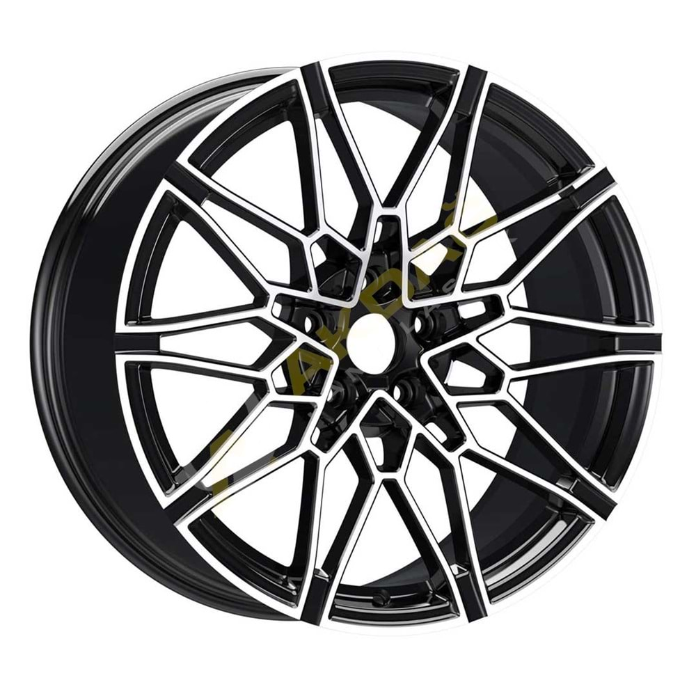 19X8,5 JANT EMR A338 5X112 ET30 66,6 BLACK DİAMOND