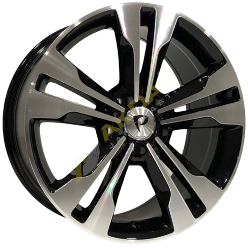 17X8 JANT BK 754 5X112 ET45 66,6 BLACK MACHİNED