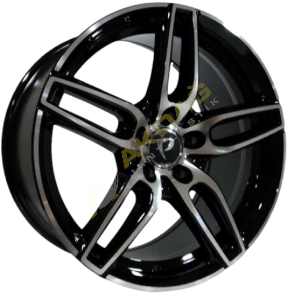 18X8 JANT 5X112 BK 5434 ET45-66,56 BLACK DIAMOND