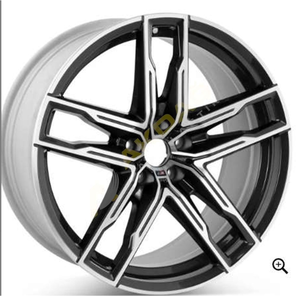 19X8.5 JANT R1W HP 3076 5X112 ET30-66,5 BLACK MACHINED