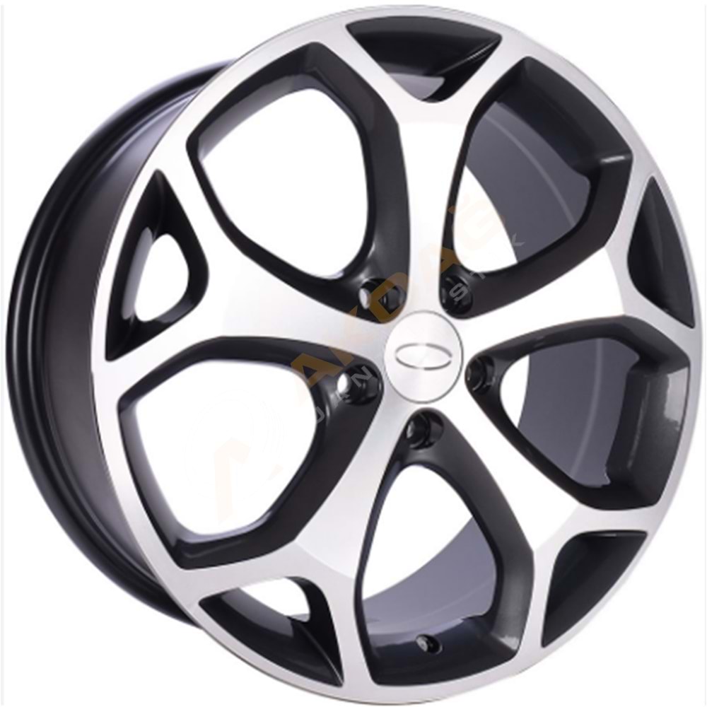 16X6,5 JANT BK 386 5X108 ET50-63,4-GUN MAC.