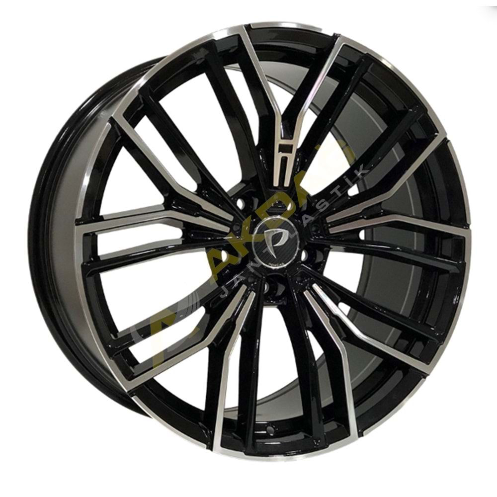 19X9 JANT BK 5964 5X112 ET40 66,6 BLACK MACHİNED