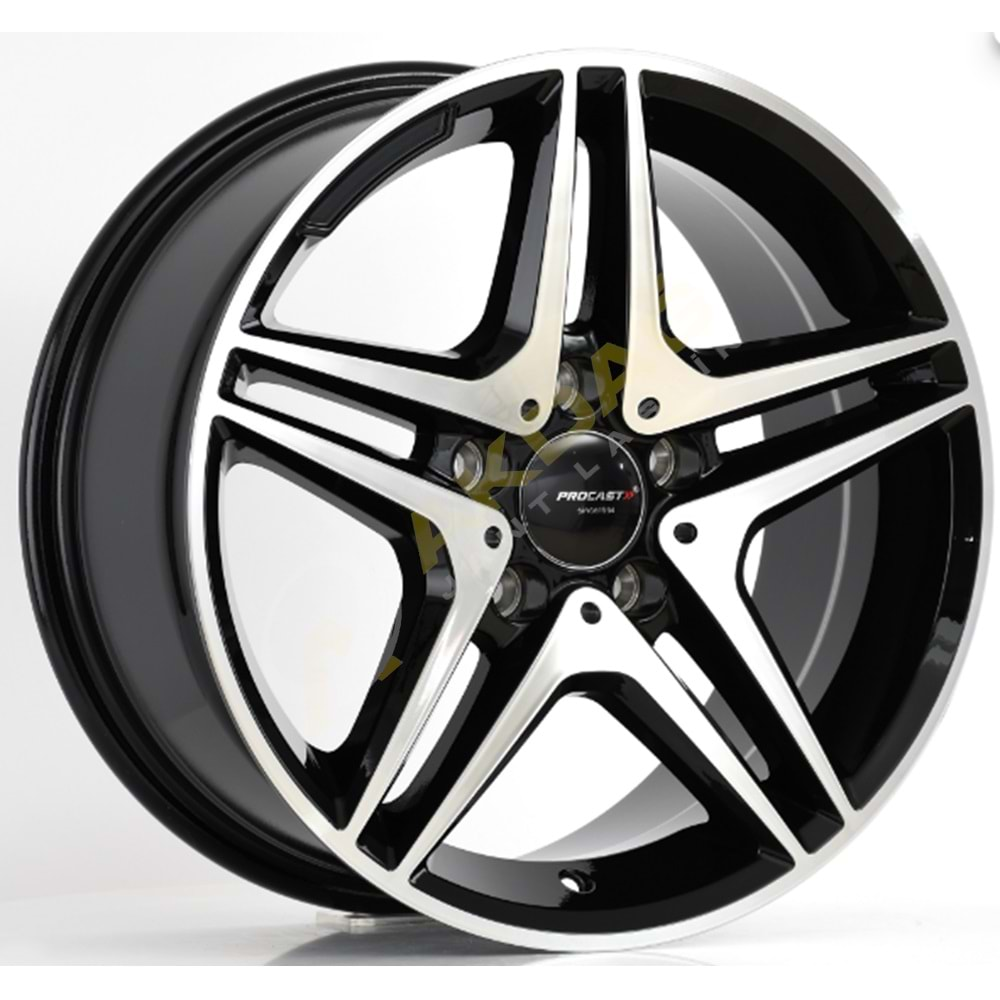 16X7.5 JANT PRO 65011 5X112 ET37 66,56 BLACK MAC