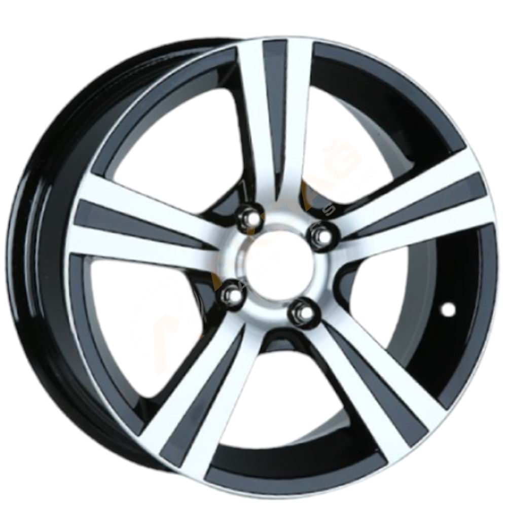 15X6,5 JANT FD 506 4X100 ET35 67.1 BLACK DIAMOND