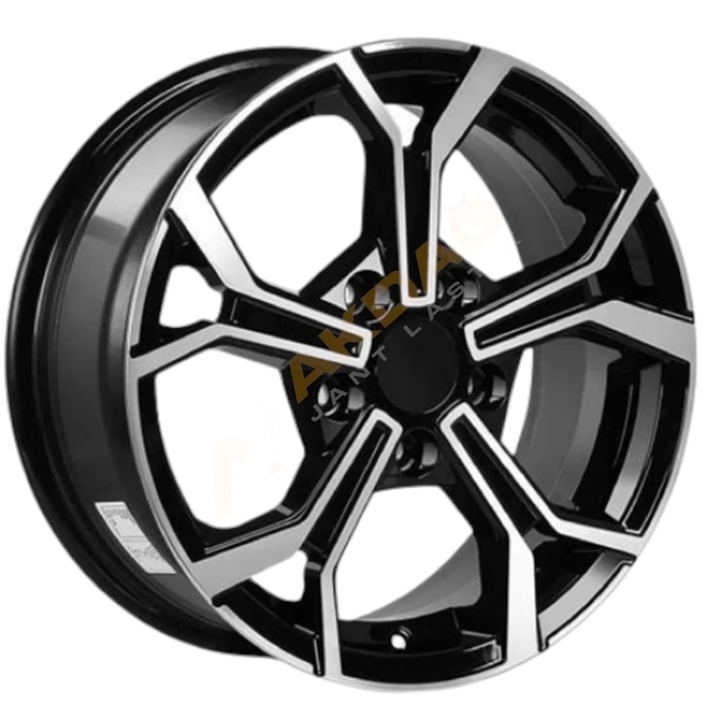 15X6,5 JANT EMR W 7516 4X100 ET35 67,1 BLACK DİAMOND