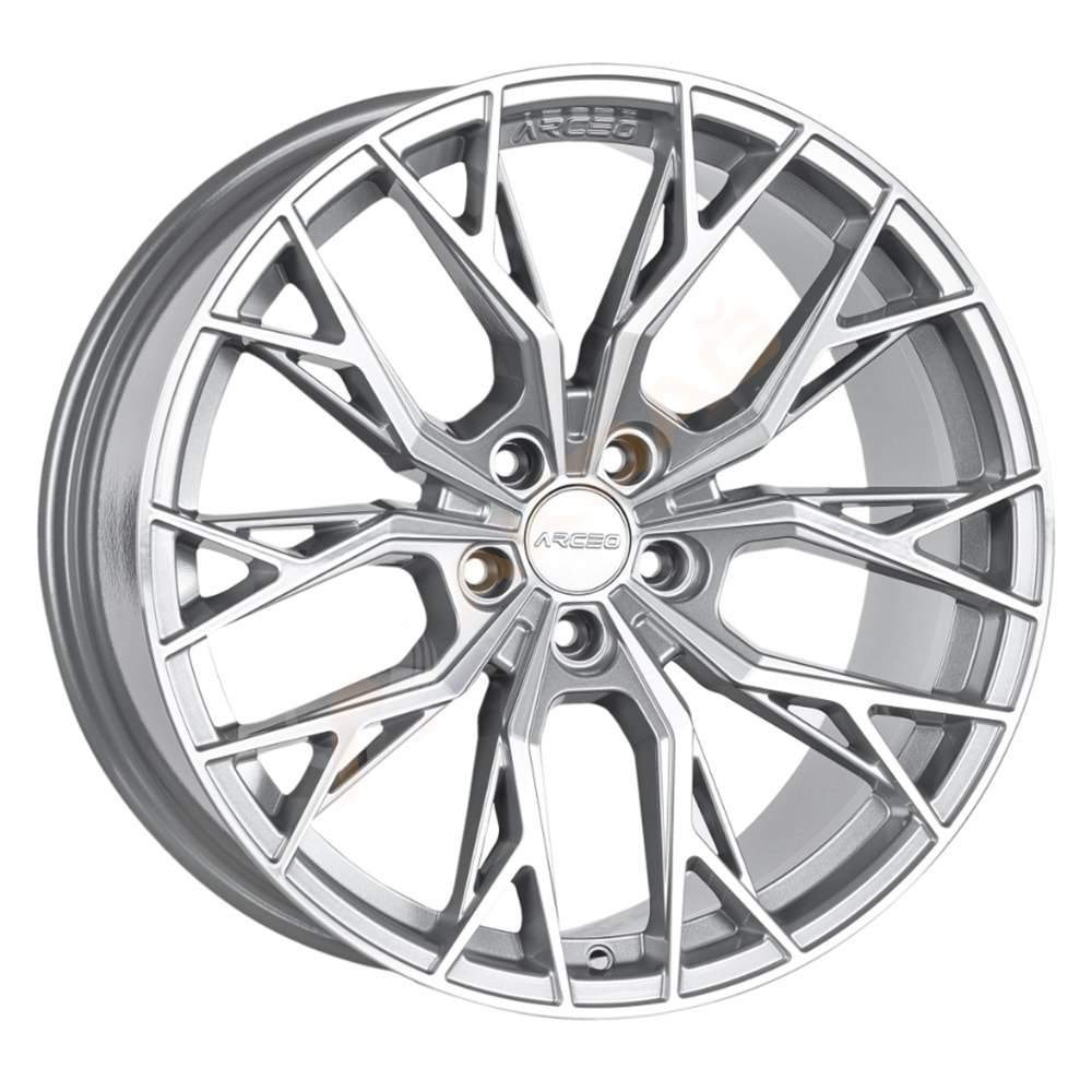 19X8,5 JANT ARC G6929 5X108 ET40 73,1 SİLVER DİAMOND ROMA