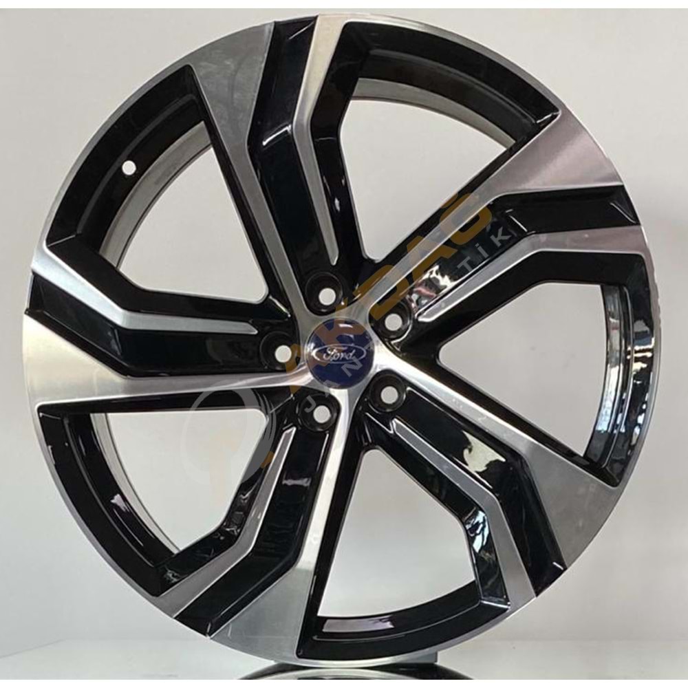 18X8 JANT BKY 0143 5X108 ET45-67,1 BLACK MACHİNED