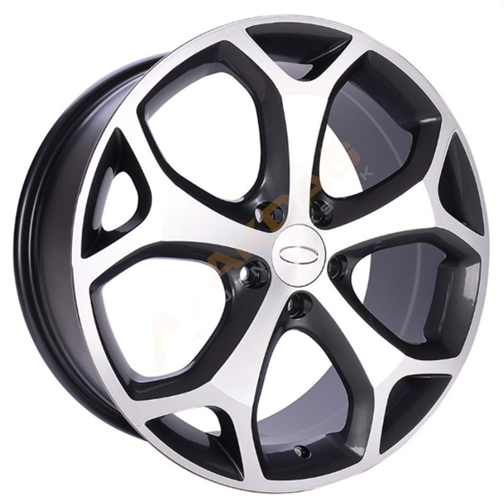 17X7,5 JANT BK 386 5X108 ET50-63,4-GUN MAC.