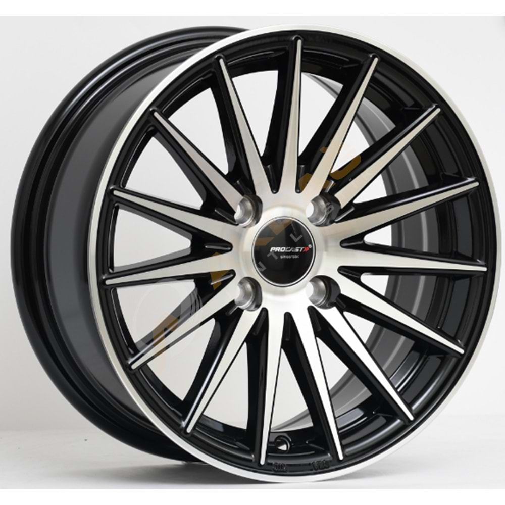 14X6 JANT PRO 3041 4X100 ET25-73,1 BLACK DİAMOND