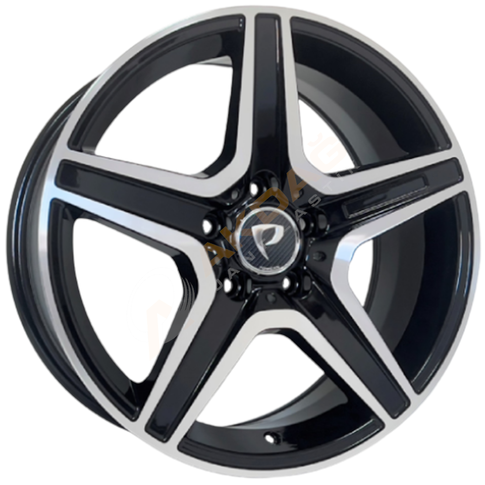 17X8 JANT BK 105 5X112 ET35 66,6 BLACK MACHİNED