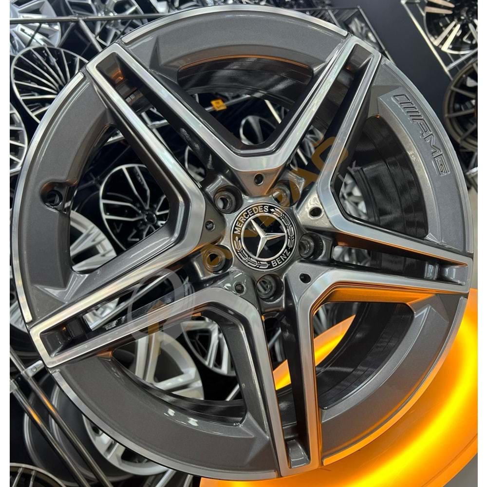 18X7.5 JANT OEM W177 MERCEDES 5X112 66.6 ET49 GUN METAL