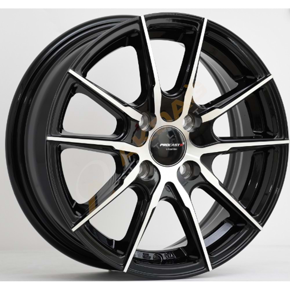 14X5,5 JANT PRO 3083 4X100 ET38-73.1 BLACK MACHİNED
