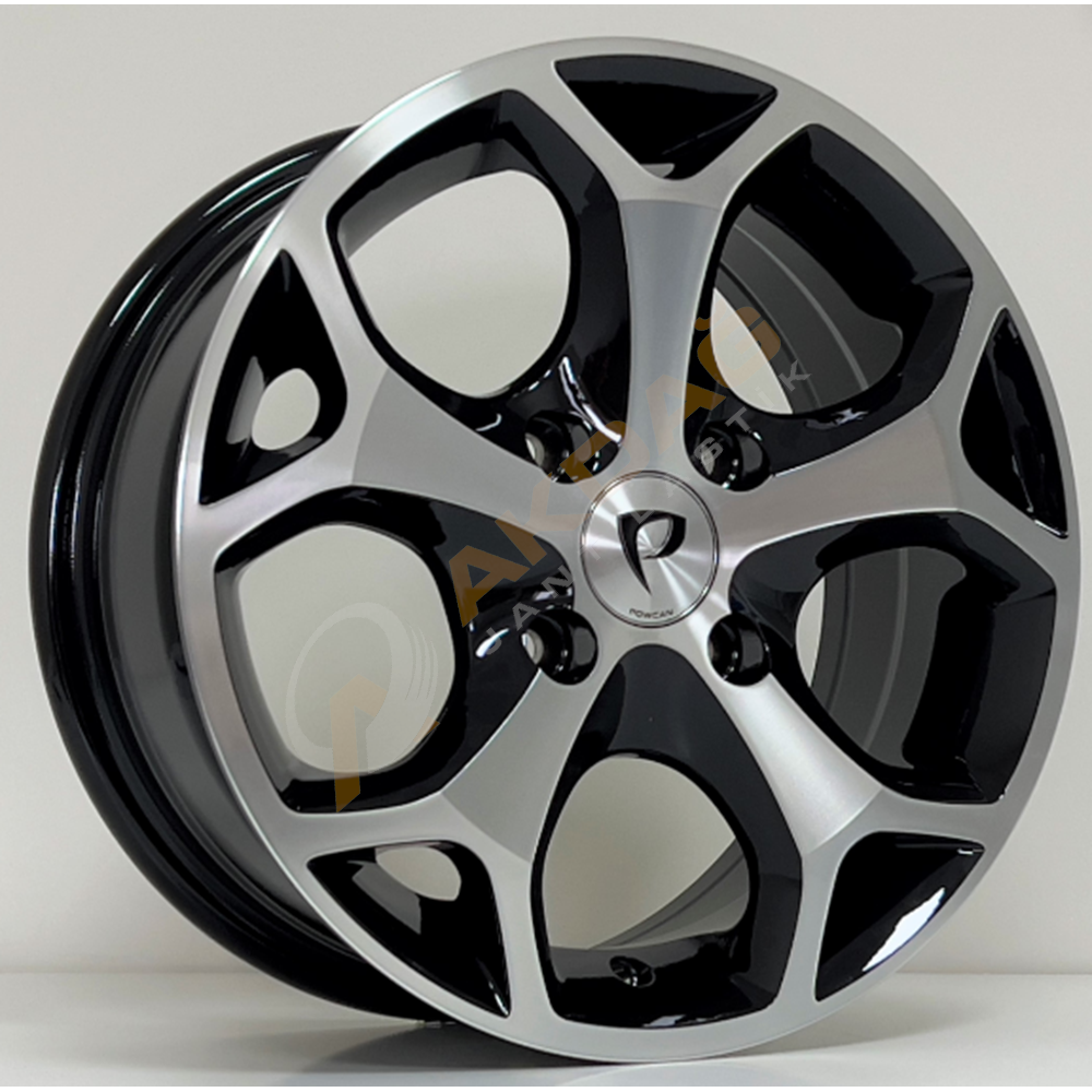 16X6,5 JANT BK 386 5X108 ET50-63,4-BLACK DİAMOND