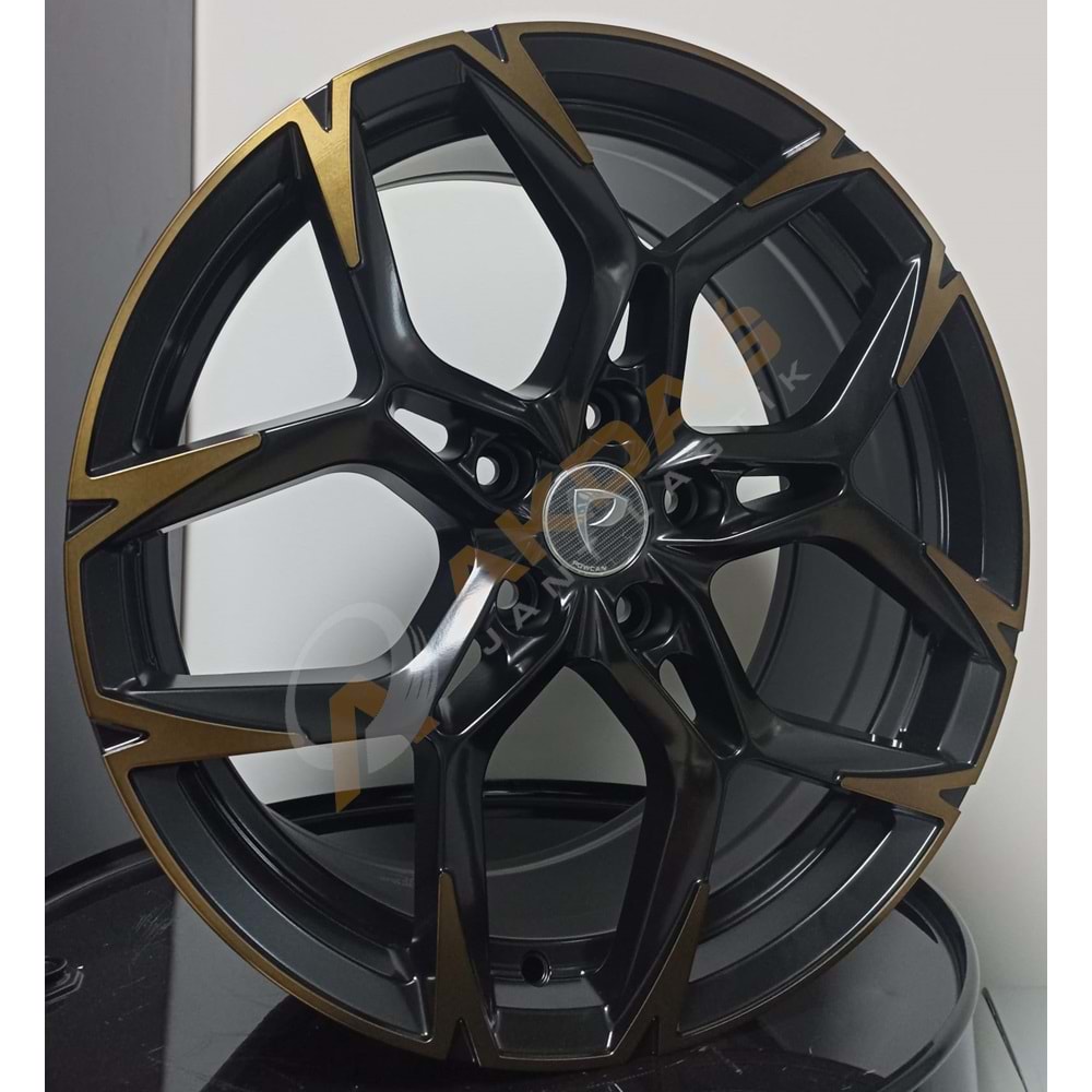 18X8,0 JANT BK 3S1294 5X112 ET40 57,1 BLACK WITH BRONZE
